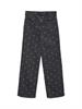 VMTESSA HR WIDE EMB DOT JEANS RA132 black denim