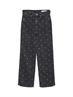 VMTESSA HR WIDE EMB DOT JEANS RA132 black denim
