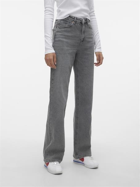 VMTESSA HR WIDE JEANS RA206 GA NOOS medium grey denim