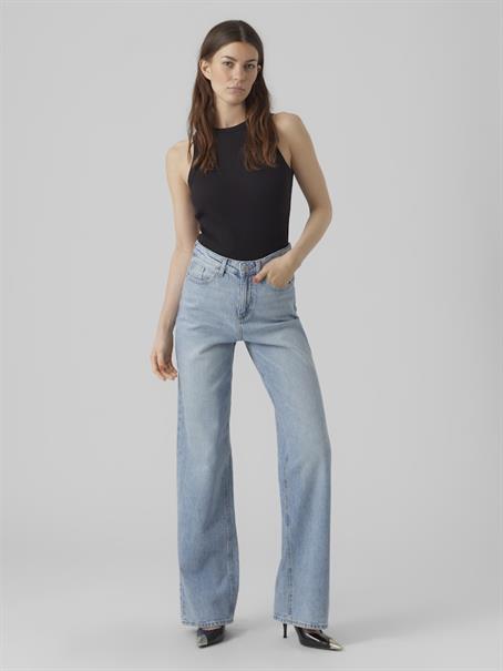 VMTESSA HR WIDE JEANS RA339 GA NOOS light blue denim