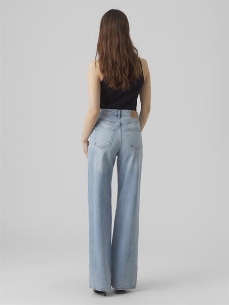 VMTESSA HR WIDE JEANS RA339 GA NOOS light blue denim