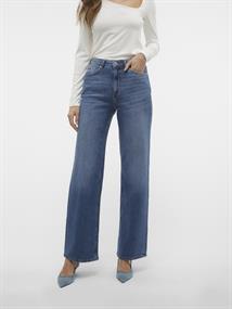 VMTESSA HR WIDE JEANS RA380 GA NOOS medium blue denim