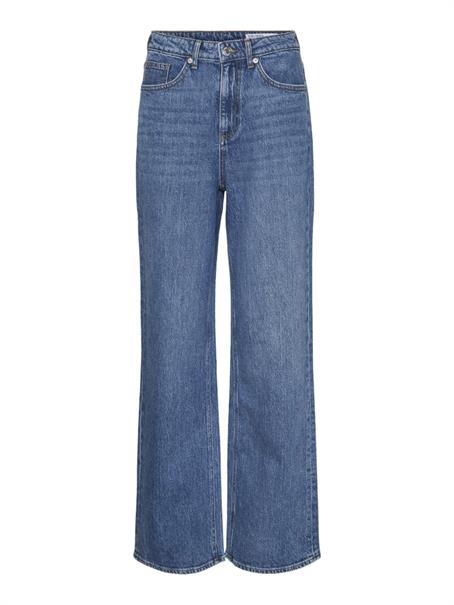 VMTESSA HR WIDE JEANS RA380 GA NOOS medium blue denim
