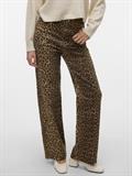 VMTESSA HR WIDE STRETCH AOP JEANS NOOS silver mink