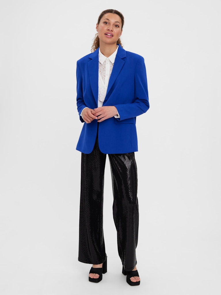Vero Moda Damen Blazer bei kaufen blue LS BLAZER bequem VMTHEATROIAN sodalite LONG online