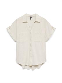 VMTHILDE SS SHIRT WVN NOOS silver lining