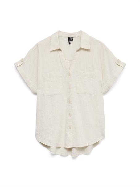 VMTHILDE SS SHIRT WVN NOOS silver lining