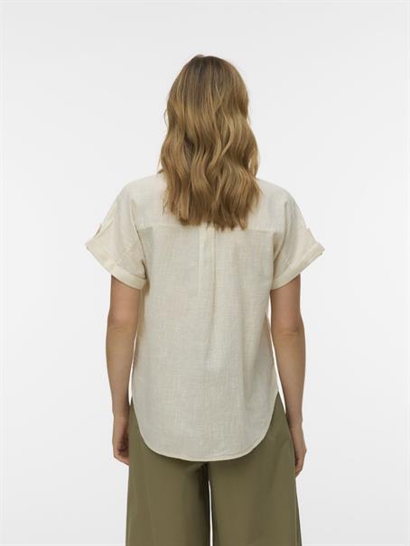 VMTHILDE SS SHIRT WVN NOOS silver lining