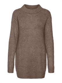 VMTHUNDER LS O-NECK LONG PULLOVER GA BF brown lentil