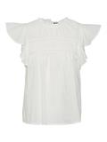 VMTRINE SL LACE TOP WVN GA NOOS snow white