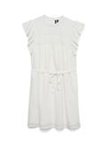 VMTRINE SL SHORT LACE DRESS WVN NOOS snow white
