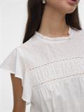 VMTRINE SL SHORT LACE DRESS WVN NOOS snow white