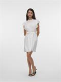 VMTRINE SL SHORT LACE DRESS WVN NOOS snow white
