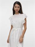 VMTRINE SL SHORT LACE DRESS WVN NOOS snow white