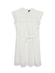 VMTRINE SL SHORT LACE DRESS WVN NOOS snow white