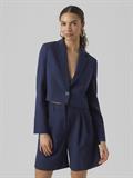VMTROIAN LS CROPPED BLAZER navy blazer