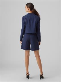 VMTROIAN LS CROPPED BLAZER navy blazer
