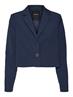 VMTROIAN LS CROPPED BLAZER navy blazer