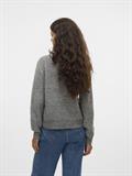 VMUNIVERSE LS HIGHNECK PULLOVER GA BF medium grey melange