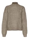 VMUNIVERSE LS HIGHNECK PULLOVER GA BF silver mink