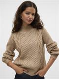 VMUNIVERSE LS HIGHNECK PULLOVER GA BF silver mink