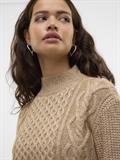 VMUNIVERSE LS HIGHNECK PULLOVER GA BF silver mink