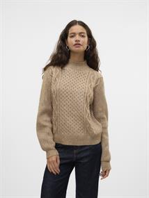 VMUNIVERSE LS HIGHNECK PULLOVER GA BF silver mink