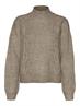 VMUNIVERSE LS HIGHNECK PULLOVER GA BF silver mink