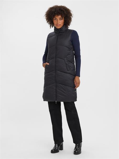 %VMUPPSALA 3-4 WAISTCOAT black