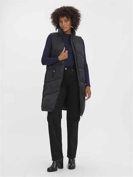 %VMUPPSALA 3-4 WAISTCOAT black