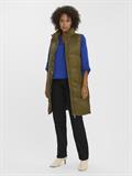 %VMUPPSALA 3-4 WAISTCOAT dark olive