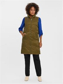 %VMUPPSALA 3-4 WAISTCOAT dark olive