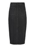 VMVERI HR CALF DENIM SKIRT GA MIX NOOS black