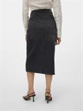 VMVERI HR CALF DENIM SKIRT GA MIX NOOS black