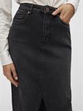 VMVERI HR CALF DENIM SKIRT GA MIX NOOS black