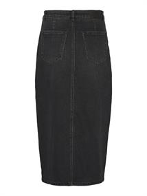 VMVERI HR CALF DENIM SKIRT GA MIX NOOS black