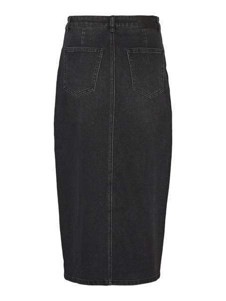 VMVERI HR CALF DENIM SKIRT GA MIX NOOS black