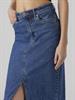 VMVERI HR CALF DENIM SKIRT GA MIX NOOS medium blue denim