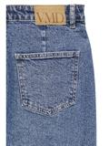 VMVERI HR CALF DENIM SKIRT GA MIX NOOS medium blue denim