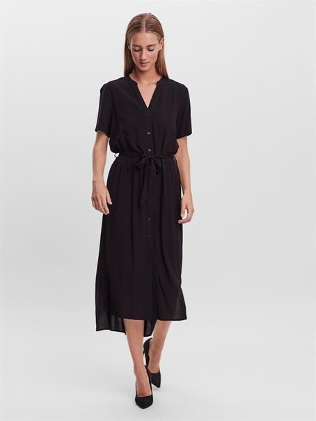 VMVICA S/S SHIRT DRESS GA NOOS black