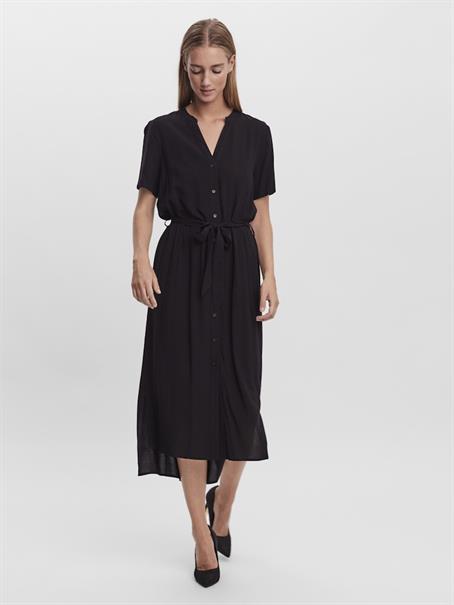 VMVICA S/S SHIRT DRESS GA NOOS black