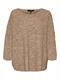 VMVIGGARIB 3/4 BOATNECK BLOUSE GA silver mink
