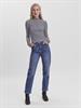 VMVIO L/S HIGH NECK STRIP BLOUSE NOOS snow white 3
