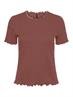 VMVIRANA S/S RIB TOP EXP PI mahogany
