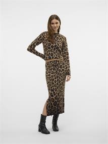 VMWHITNEY LONG KNIT SKIRT EXP oatmeal