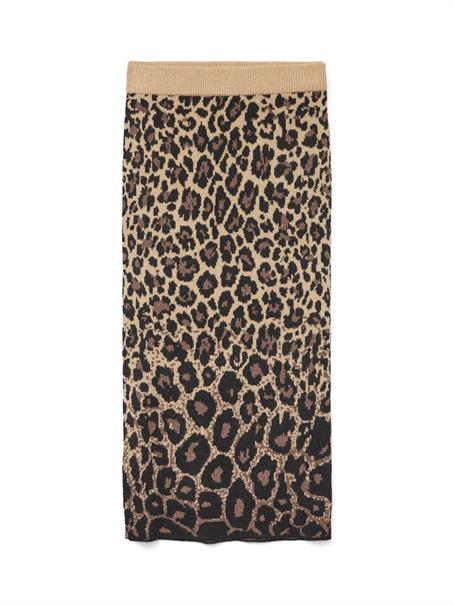 VMWHITNEY LONG KNIT SKIRT EXP oatmeal