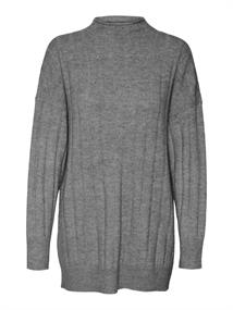 VMWILLA LS FUNNELNECK LONG PULL GA BOO medium grey melange
