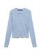 VMWONDER LACE LS O-NECK CARDIGAN NOOS cashmere blue