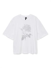 VMYIVE THILDE S/S T-SHIRT JRS FAW EXP bright white