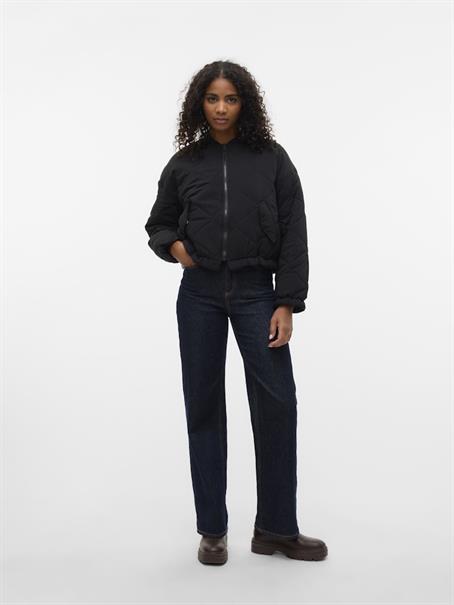 VMYRSA QUILTED BOMBER JACKET EXP black